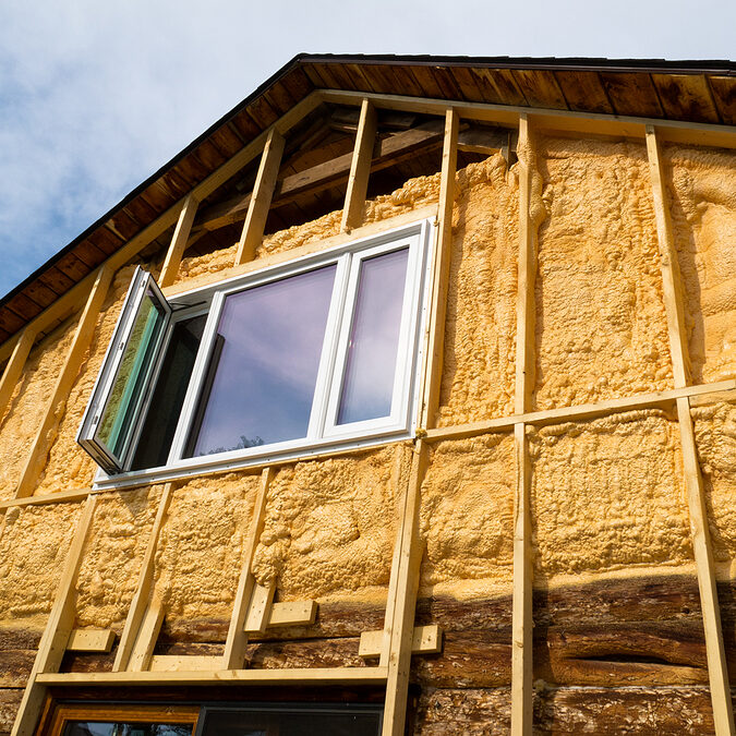 spray foam insulation conserves energy